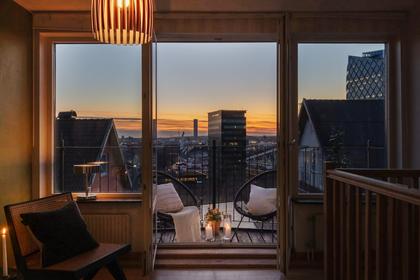 Balkong eller utsiktsbild