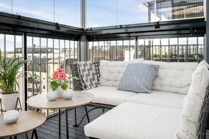 Balkong eller utsiktsbild