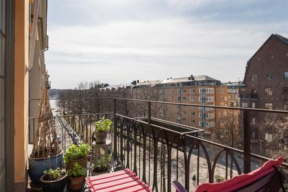 Balkong eller utsiktsbild