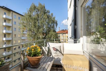 Balkong eller utsiktsbild