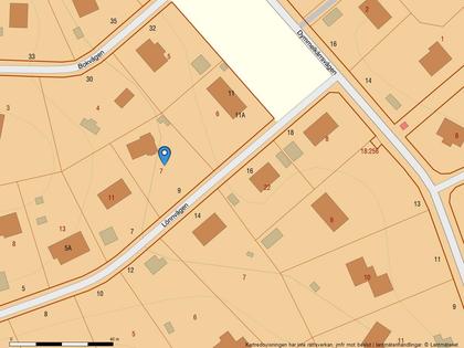 Illustrerad karta över fastigheten eller området