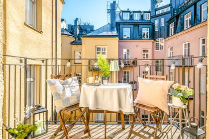 Balkong eller utsiktsbild