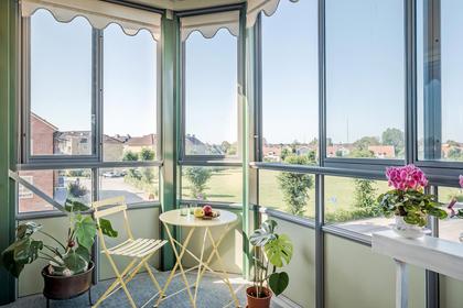 Balkong eller utsiktsbild