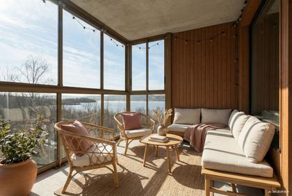 Balkong eller utsiktsbild