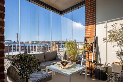 Balkong eller utsiktsbild