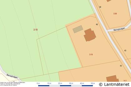 Illustrerad karta över fastigheten eller området