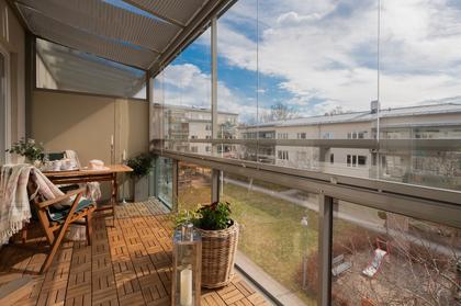 Balkong eller utsiktsbild