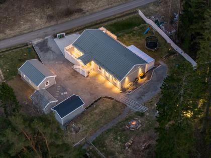 Illustrerad karta över fastigheten eller området