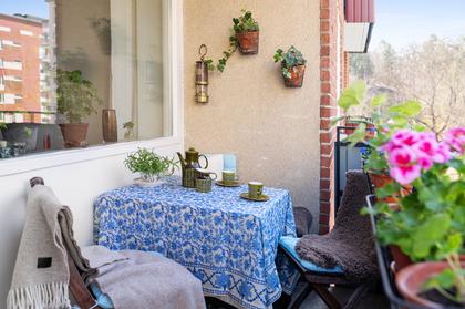 Balkong eller utsiktsbild