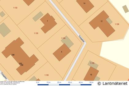 Illustrerad karta över fastigheten eller området