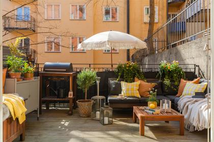 Balkong eller utsiktsbild