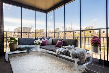 Balkong eller utsiktsbild