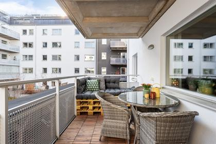 Balkong eller utsiktsbild