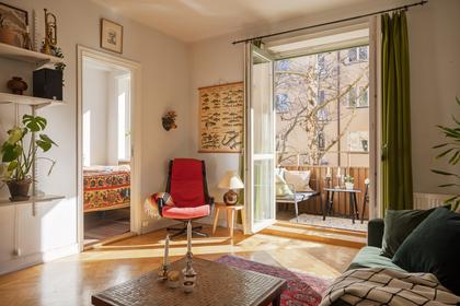 Balkong eller utsiktsbild