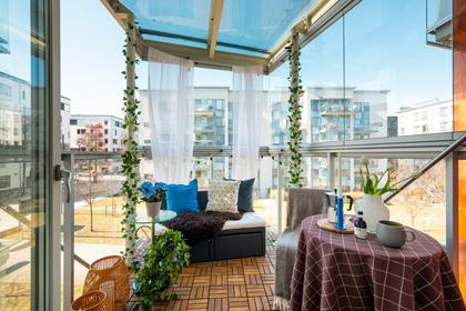 Balkong eller utsiktsbild