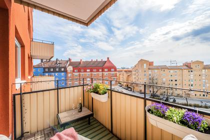 Balkong eller utsiktsbild