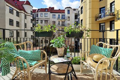 Balkong eller utsiktsbild