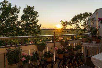 Balkong eller utsiktsbild