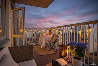 Balkong eller utsiktsbild