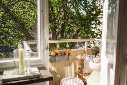 Balkong eller utsiktsbild