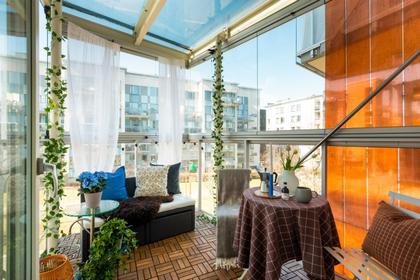 Balkong eller utsiktsbild