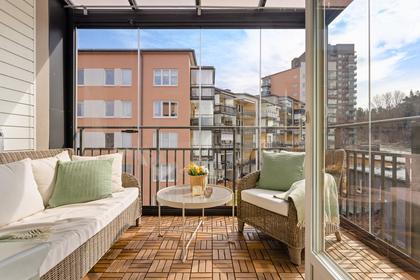 Balkong eller utsiktsbild