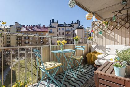 Balkong eller utsiktsbild