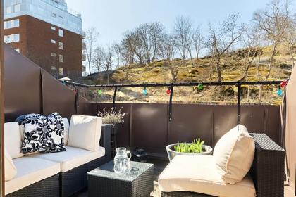 Balkong eller utsiktsbild