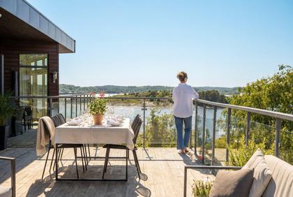 Balkong eller utsiktsbild