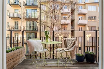 Balkong eller utsiktsbild