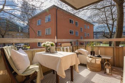 Balkong eller utsiktsbild