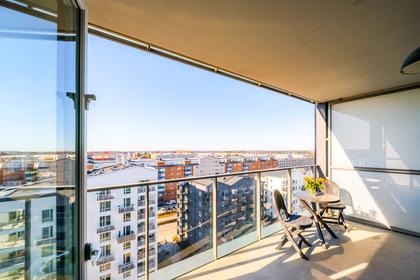 Balkong eller utsiktsbild