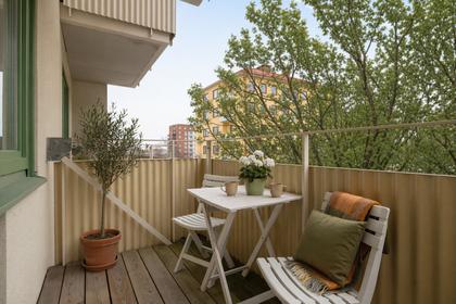 Balkong eller utsiktsbild