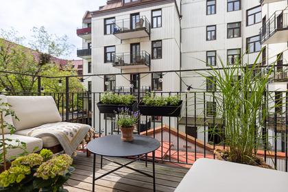 Balkong eller utsiktsbild