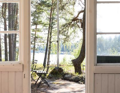 Balkong eller utsiktsbild