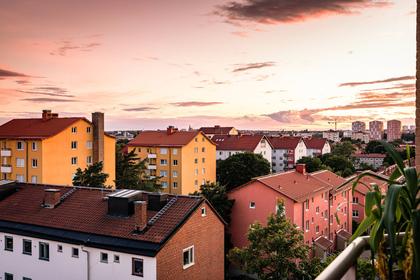 Balkong eller utsiktsbild