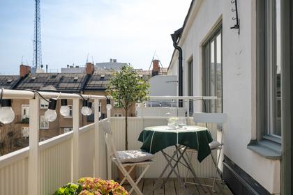 Balkong eller utsiktsbild