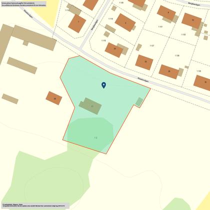 Illustrerad karta över fastigheten eller området