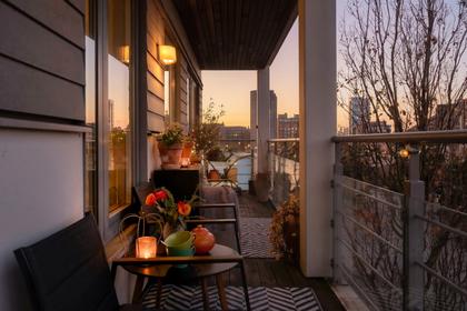 Balkong eller utsiktsbild