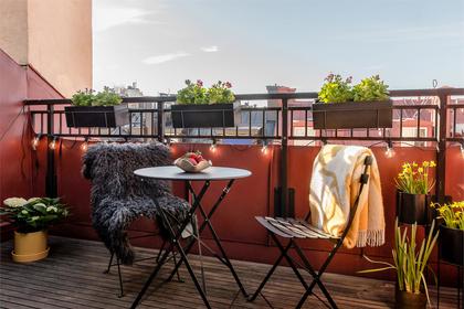 Balkong eller utsiktsbild