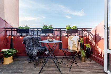 Balkong eller utsiktsbild