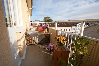 Balkong eller utsiktsbild