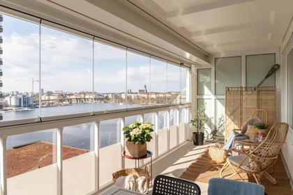 Balkong eller utsiktsbild