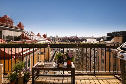 Balkong eller utsiktsbild