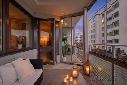 Balkong eller utsiktsbild