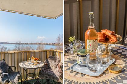 Balkong eller utsiktsbild