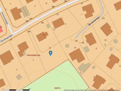 Illustrerad karta över fastigheten eller området