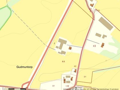 Illustrerad karta över fastigheten eller området