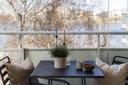 Balkong eller utsiktsbild