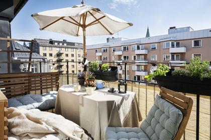 Balkong eller utsiktsbild